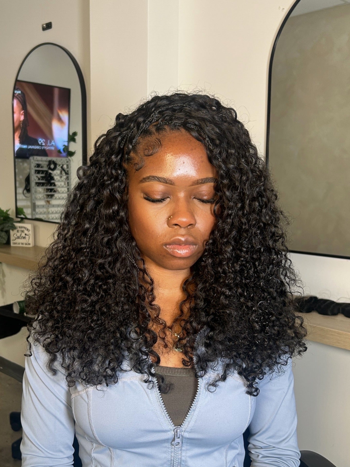 Burmese Curly Crotchet Hair