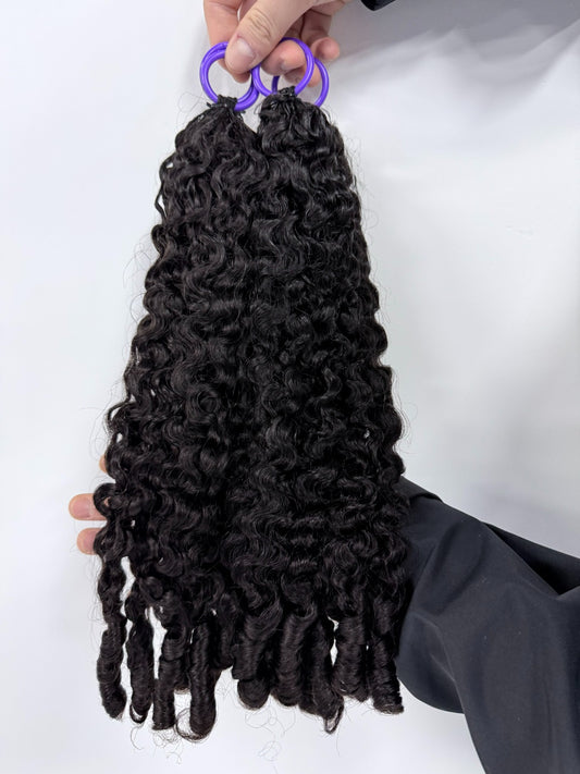 Burmese Curly Crotchet Hair